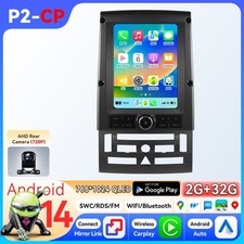9,7'' Android14 Autoradio f&uuml;r Peugeot 407 2004-2011 GPS Navi CarPlay 32GB Kamera