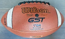 WILSON GST COMPOSITE 1784 LEATHER YOUTH FOOTBALL EXCELLENT CONDITION!!!