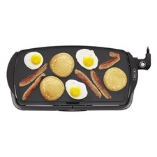 Electric Griddle Ceramic Titanium Non Stick Coating Large Submersible Cooking