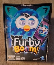 Furby boom 2013 RARE Blue Waves Furby Boom Blue Fur SEALED NEW NIB