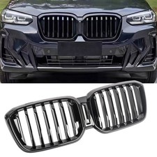 Passt für Den BMW X3 G01 G02 LCI Nieren Glanz Schwarz Mp Sport Grill Ziergitter