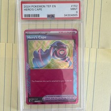 2024 Pokemon TCG Hero's Cape SV05 Temporal Forces 152/162 Holo PSA 9 English