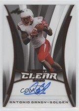 2020 Leaf Trinity Clear Auto Bronze Foil Antonio Gandy-Golden #CA-AGG Auto 0k3n