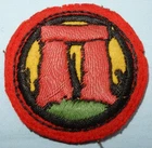 WW2 SALISBURY PLAIN DISTRICT FORMATION SIGN MILITARY PATCH BADGE WORLD WAR II