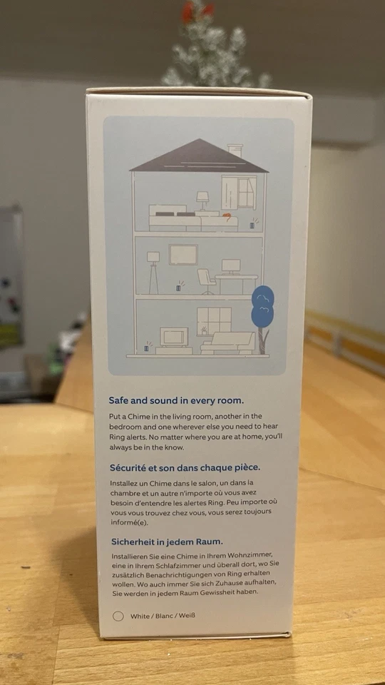 Ring Chime Pro IP-Video-Türsprechanlage WLAN Komplett-Set - Weiß (8AC2PZ-0EU0) - Bild 2 von 4