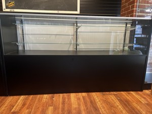 6 Pcs Display Cases Black