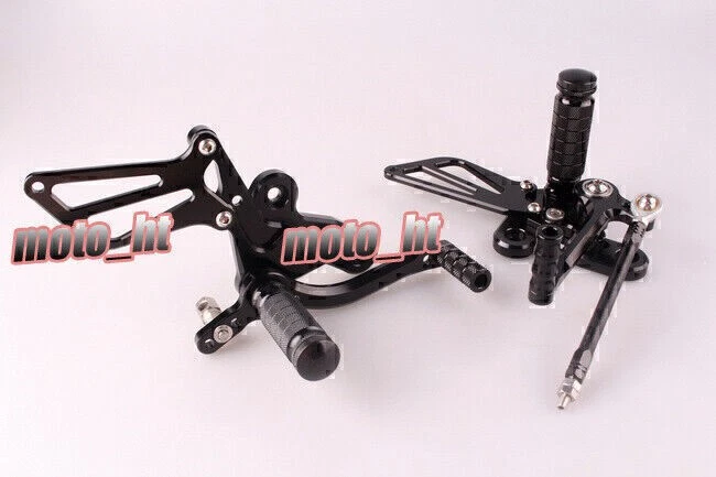 Aluminum Foot Pegs Rear Set Footrest for Suzuki Hayabusa GSX1300R 1999-2008 2007 Foto 2 de 4