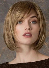 Hair New Fashion Charm Women's Medium Blond Brown Straight Wigs 12 In