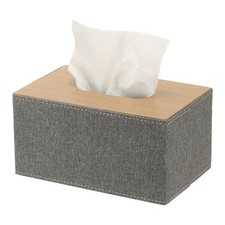 Tissue Box Cover Rectangle Modern Tissue Box Holder 7.5"x4.7"x3.7" Gray