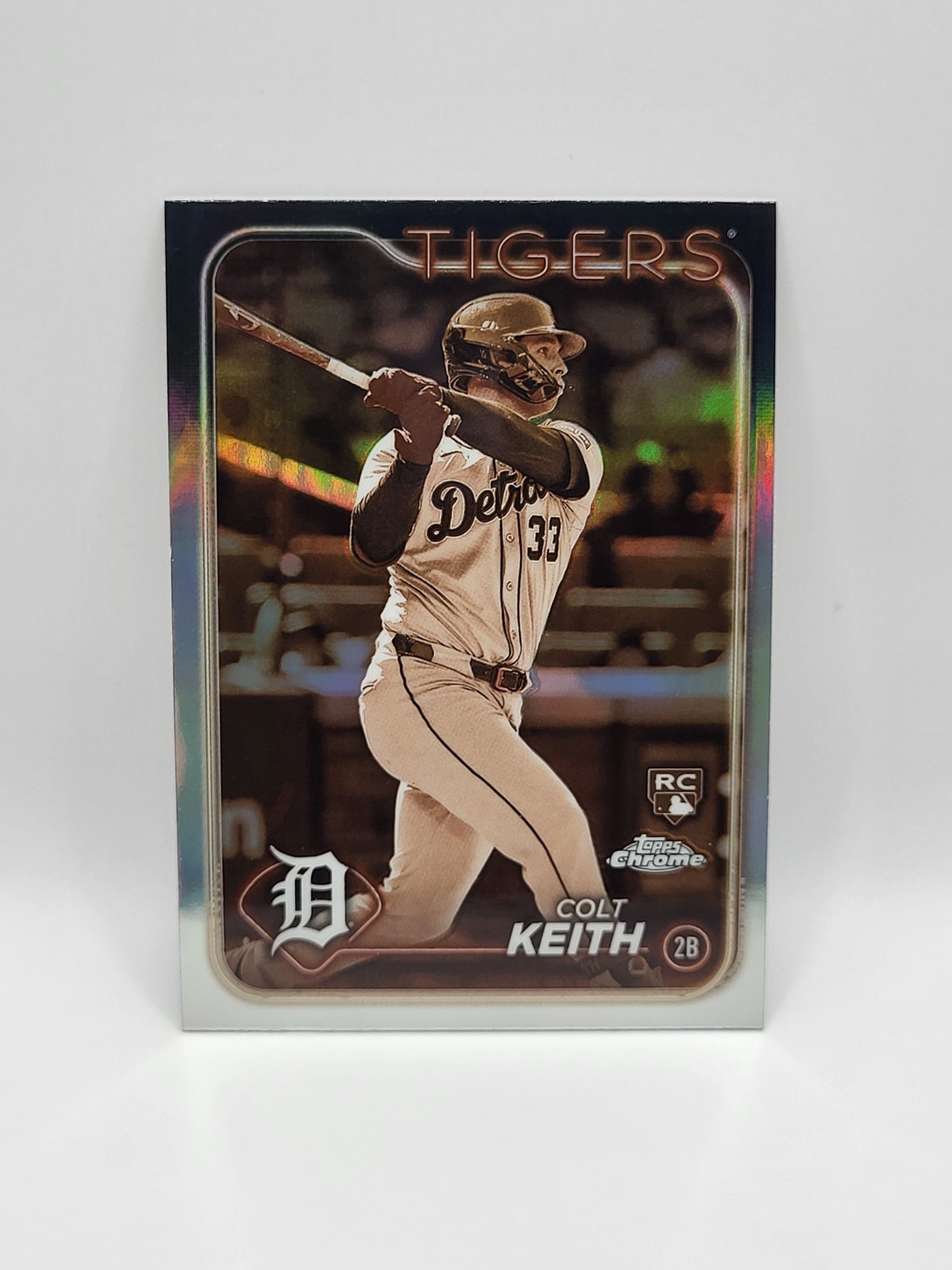 2024 Topps Chrome - Colt Keith #2 Sepia Refractor (RC)