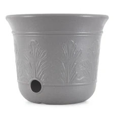 Suncast 5 Gallon Hose Holder Pot for Up to 300' Expandable/50' Vinyl Hose, Gray