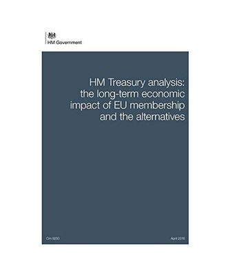 HM Treasury analysis: the long-term impact of EU membership and the alternatives
