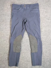 Ariat Pro Series Breeches Riding Pants Horse Womens 34R Blue 