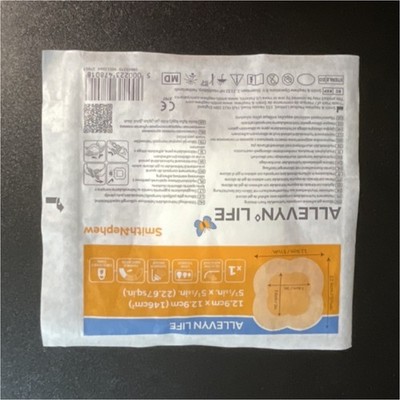 Smith & Nephew ALLEVYN Life Sacrum Adhesive Bandage 12.9cm Sterile Self-Adhesive