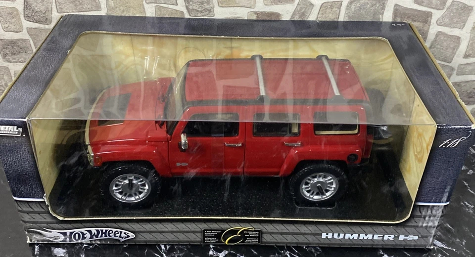 Hot Wheels HUMMER H3 1:18 RED - Image 2 of 4