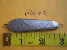 10 PCS. SMOOTH CASTING SPOON LURE BAIT, FISHING JIG 1-1/2 OZ. UNPAINTED/NO HOOKS