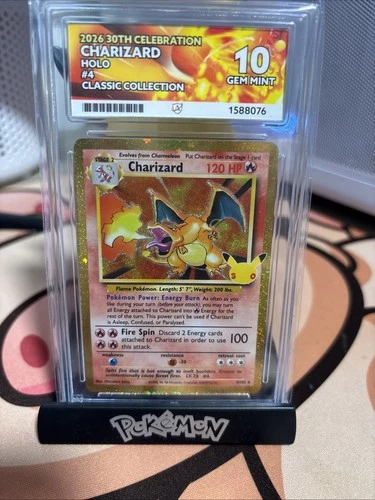 Charizard 30th Anniversary 42/102 Ace 10