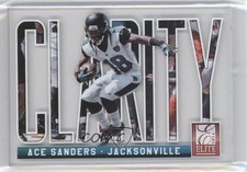2014 Panini Elite Clarity Ace Sanders #13 00ah