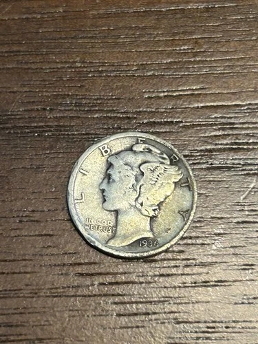 1936S Mercury Dime VG