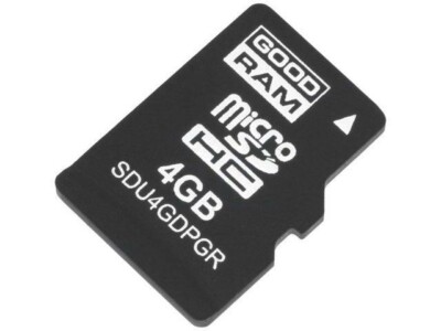 SDU4GDPGRB Speicherkarte Industrie SD Micro,pSLC 4GB Class 10 -40-85°C GOODRAM