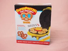 Smart Planet SUPER PRETZEL Soft Pretzels MAKER With Cheese Warmer
