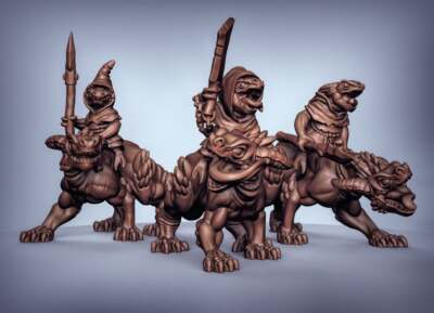 Höhle Kobold Kavallerie Modelle für Dungeons & Dragons | Board RPGs