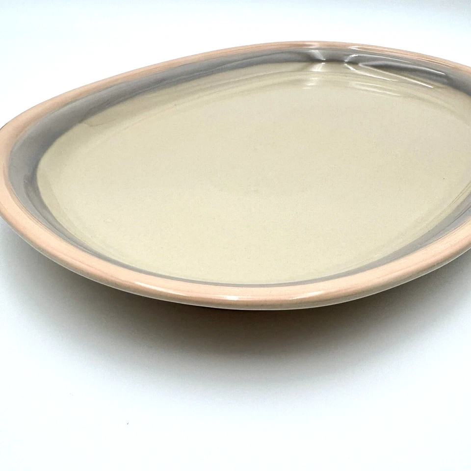 Plato para servir Mikasa DISCOVERY ARUBA 15,25" P3004 rosa Japón Ben Seibel de colección Foto 3 de 4