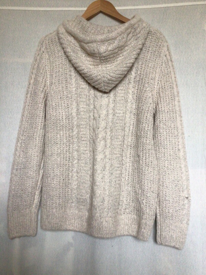 BNWT Lovely Fat Face Alicia Hoodie Hooded Zip Cardigan Ivory Size 16 £