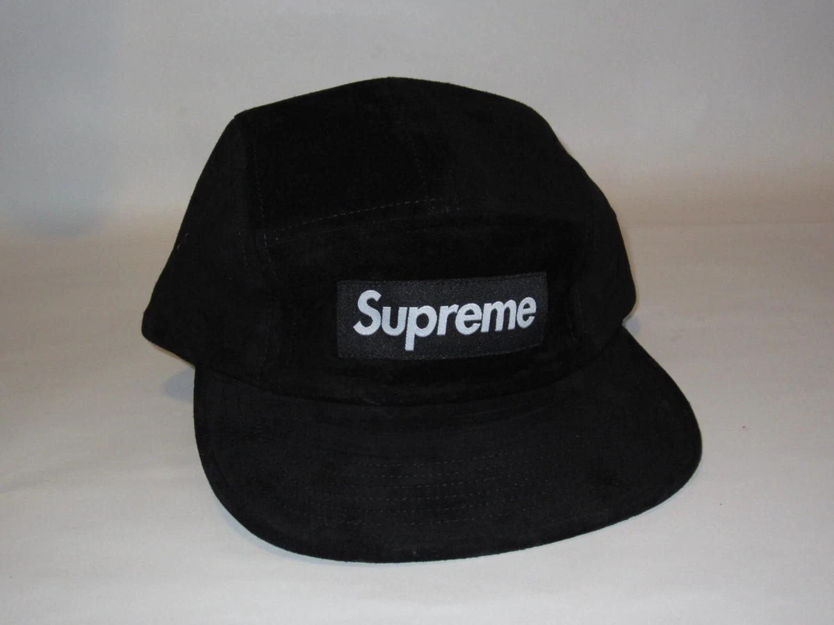 Supreme Suede Camp Cap (SS18) Black - SS18 - US