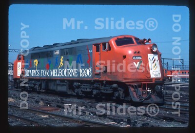 Original Slide Australia V/Line 'Olympics For Melbourne 1996' A66 In 1990