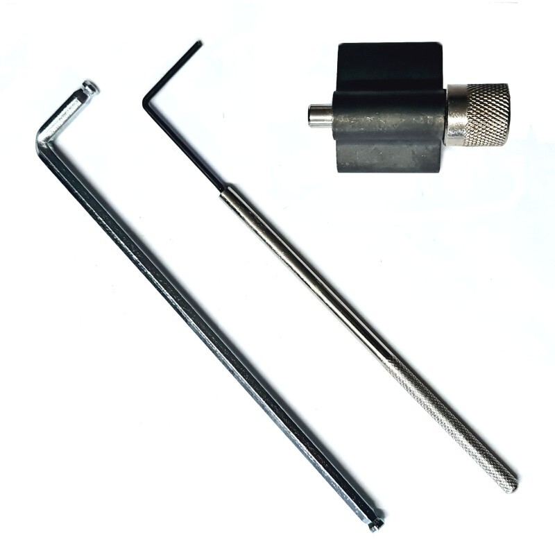 Outil calage vilebrequin VAG 2.0 TDI avec clé tendeur pour moteur diesel