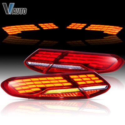 2*VLAND LED Tail Lights For 2016-2023 Mercedes C-Class C300 C63 W205 ...