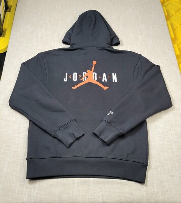 NIKE Air Jordan Eastside Golf Hoodie Small Men Black White