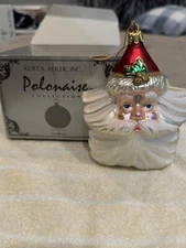 💥💥Kurt S Adler Polonaise Collection Star Santa Ornament Handcrafted by Komozja