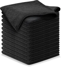 USANOOKS Microfiber Cleaning Cloth - 12Pcs 12.5x12.5 inch High Performance