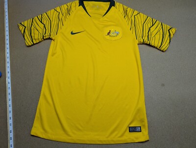 Nike Australia 2018-2019 Mens Jersey Size S Home Yellow