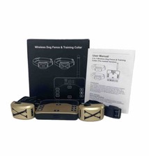 Wireless Dog Fence For Large Dogs , With Dog Training Mode, Preowned, Read