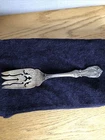 Rare - Reed & Barton Sterling Silver Cold Meat Serving Fork - “Burgundy” Pattern