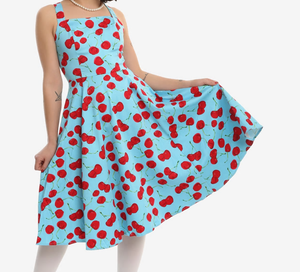 fit and flare swing dress