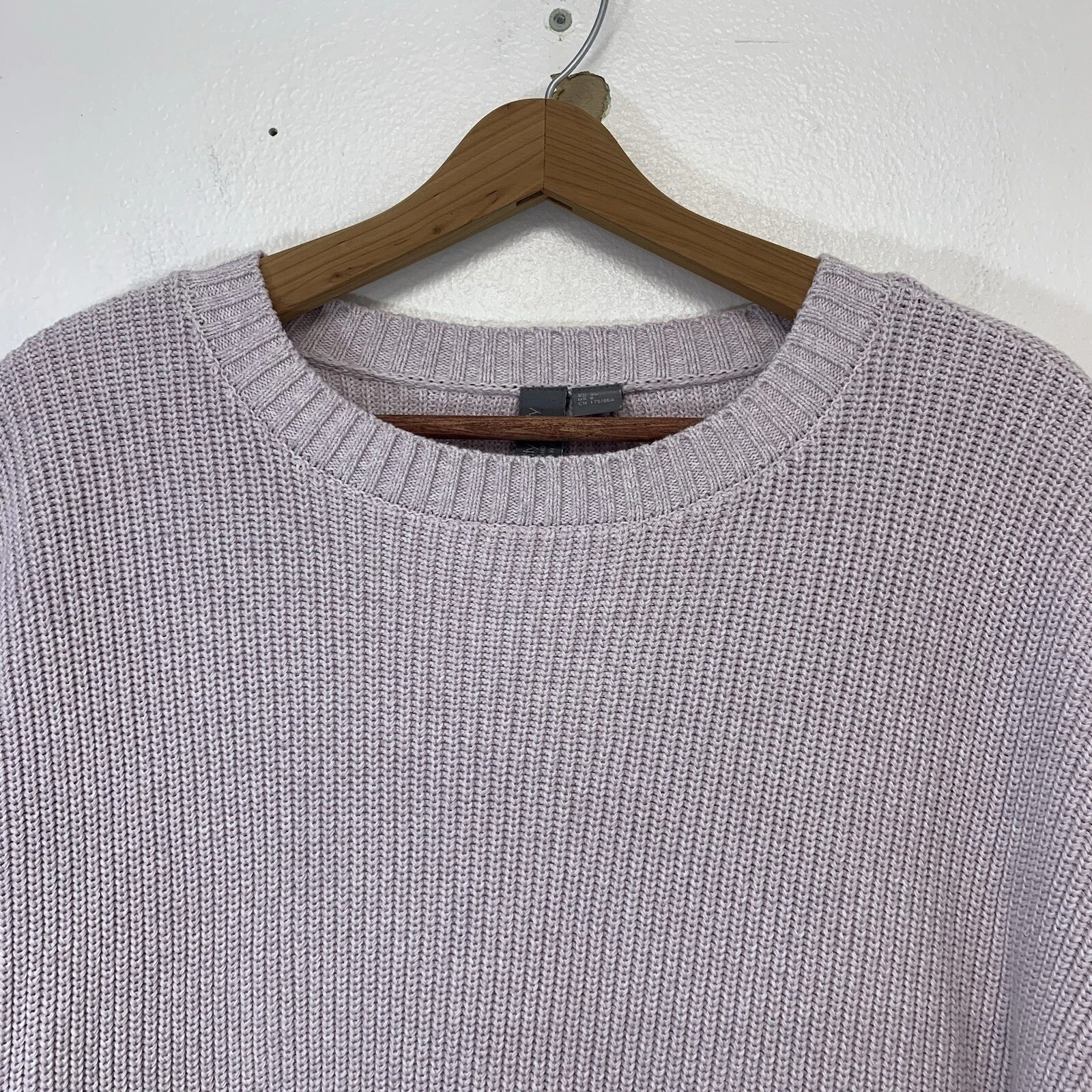sweaty-betty chunky oversize boxy long sleeve all cotton sweater