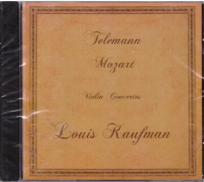 Telemann & Mozart: Violinkonzerte / Louis Kaufman - CD