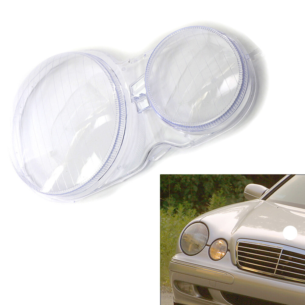 1 Pcs Car Headlight Head Lamp Cover for Mercedes Benz E-Class W210 2000-2003