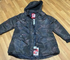 Nwt Womens Canada Weather Gear Green Camouflage 3/4 Heavy Hooded Coat 1x $230