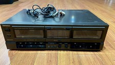 Technics Stereo Double Cassette Deck RS-TR157, Auto Reverse .Working , Japan