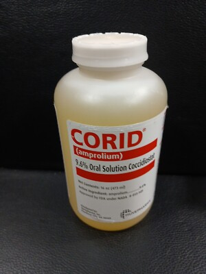 Corid 9.6% Oral Solution 16 oz Cattle Drinking Water Drench