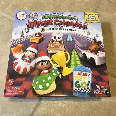 ELF ON THE SHELF SWEET SPINNERS ADVENT CALENDAR 24 SURPRISES ELF PETS NIB