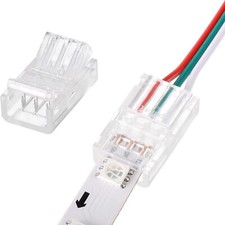 3-PIN Extension Connector Wire Cable Cord For 10mm CCT COB LED Strip Light