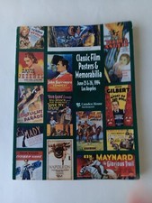 Camden House Classic Film Posters Memorabilia Auction Catalog 1994 Star Trek Etc