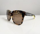 NEW $490 Balenciaga Havana Grey Brown Yellow Tortoise 55mm Oversized Sun Glasses — photo 4