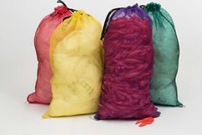 Mesh Produce Bags  15" X 24" Holds 50 Lb Capacity Red Or Purple